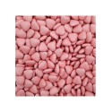 Dragées petits cœurs chocolat Rose - 1kg