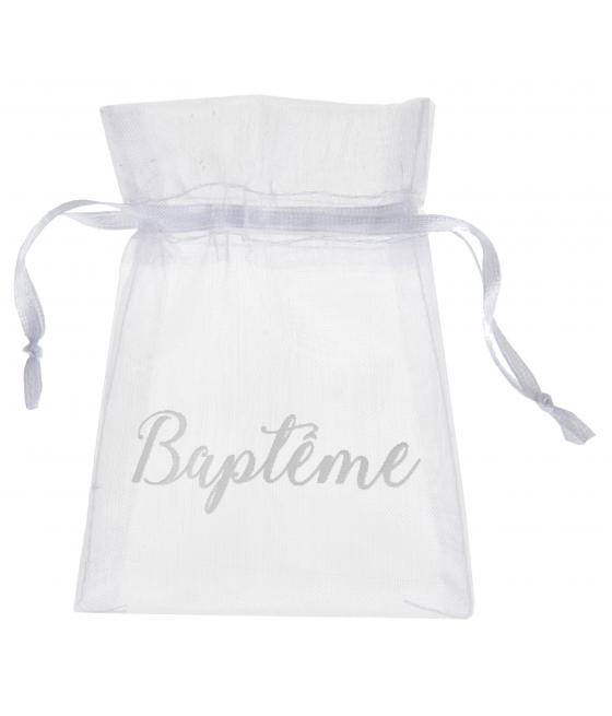6 sachets Bapteme Blanc