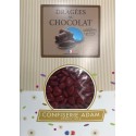 Dragées petits coeurs chocolat Bordeaux - 1kg
