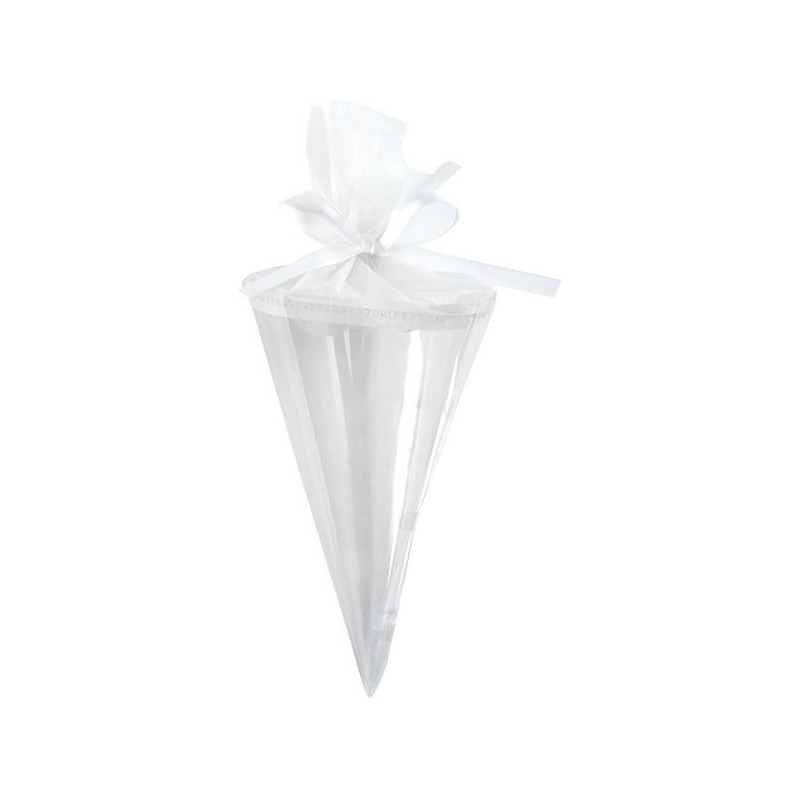 cornet neutre transparent