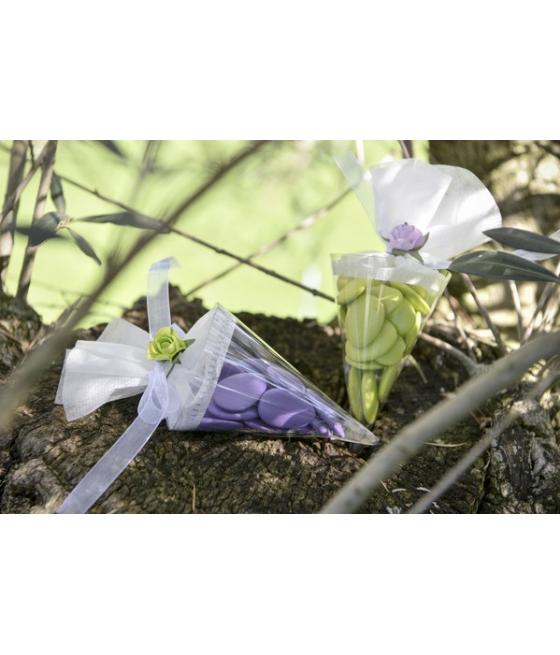 Cornet transparent neutre