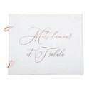 Livre d'or en acrylique Rose gold