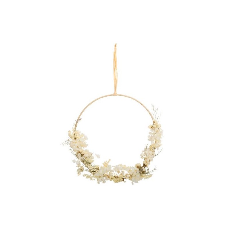 Couronne D' Hydrangea Séché