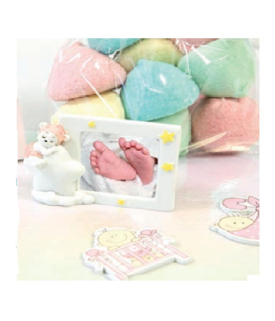 Mini cadre résine avec ourson sur nuage