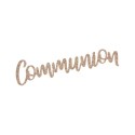 communion en tissu metallise