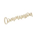 communion en tissu metallise
