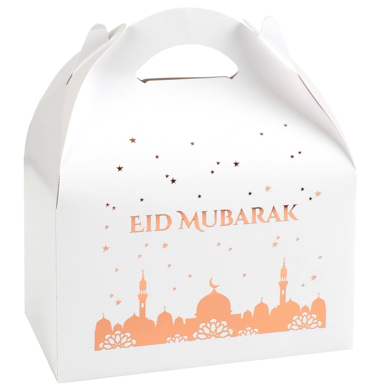 Boîte pâtissière Eid Mubarak Rose gold