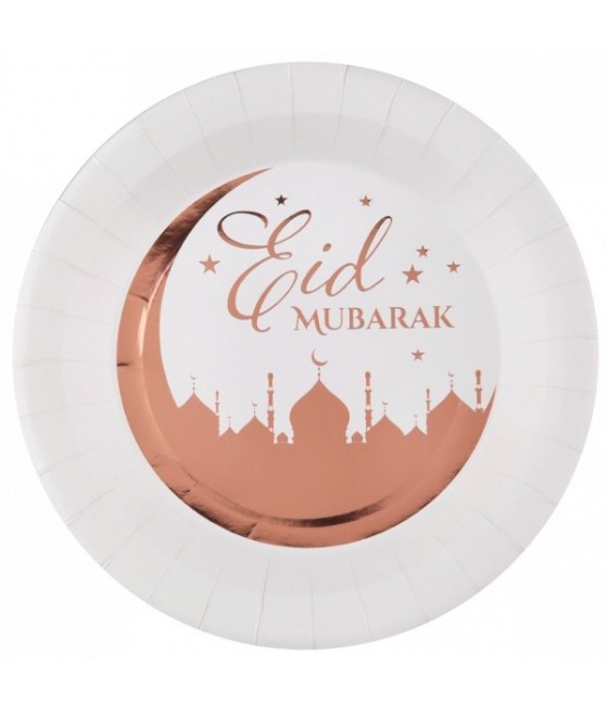 Assiettes Eid Mubarak