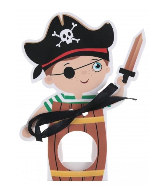 Boite pirate multicolore (x6)