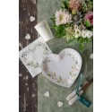 Serviette Mariage végétal
