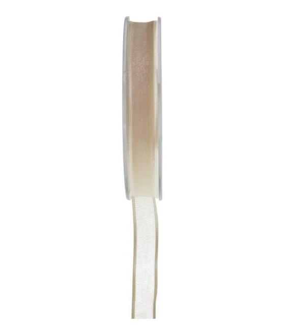 Ruban satin ivoire