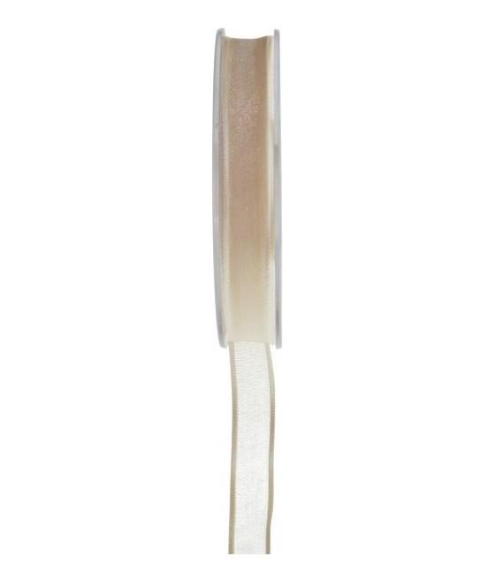 Ruban satin ivoire