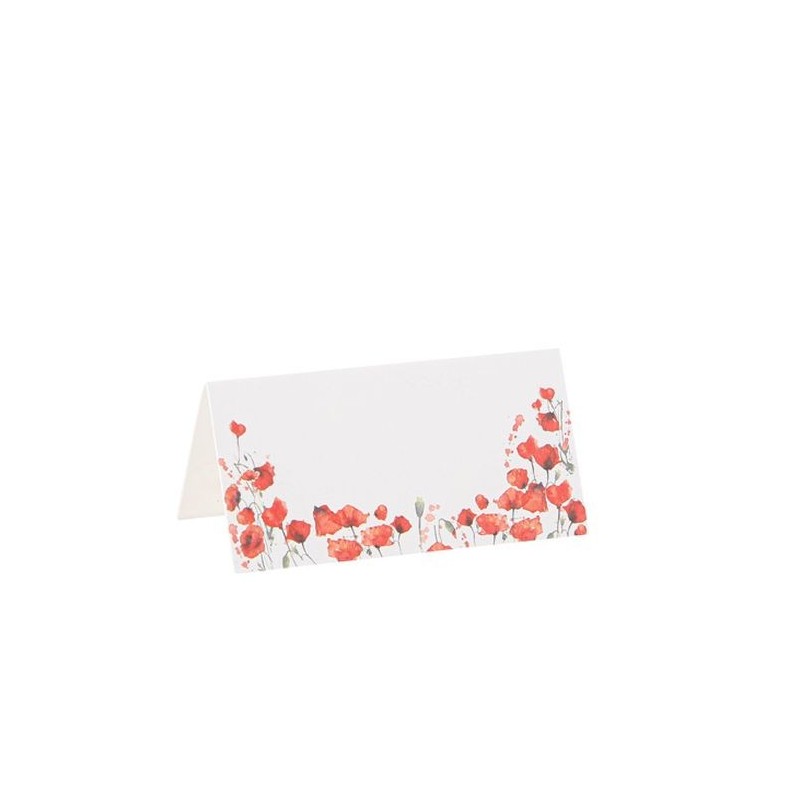 10 Marque-Places Poppy Love