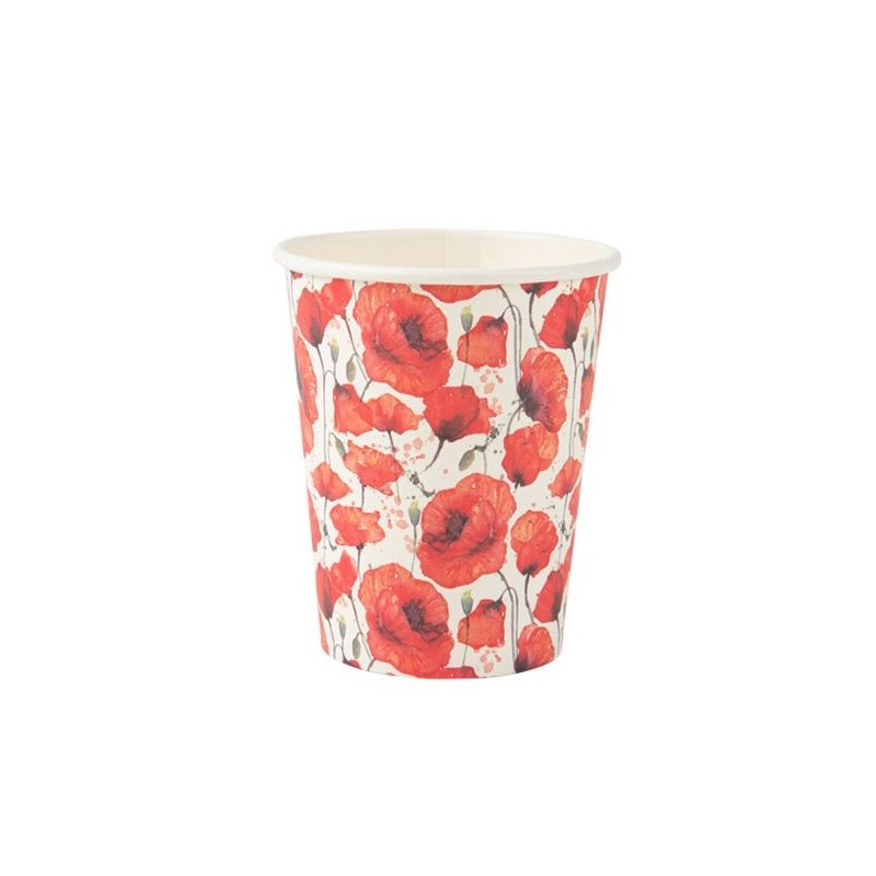 Gobelets Poppy Love Coquelicot Rouge
