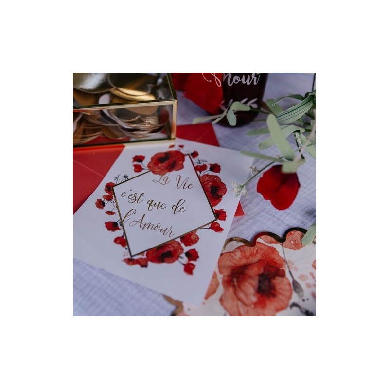 10 Invitations - Carte de voeux
