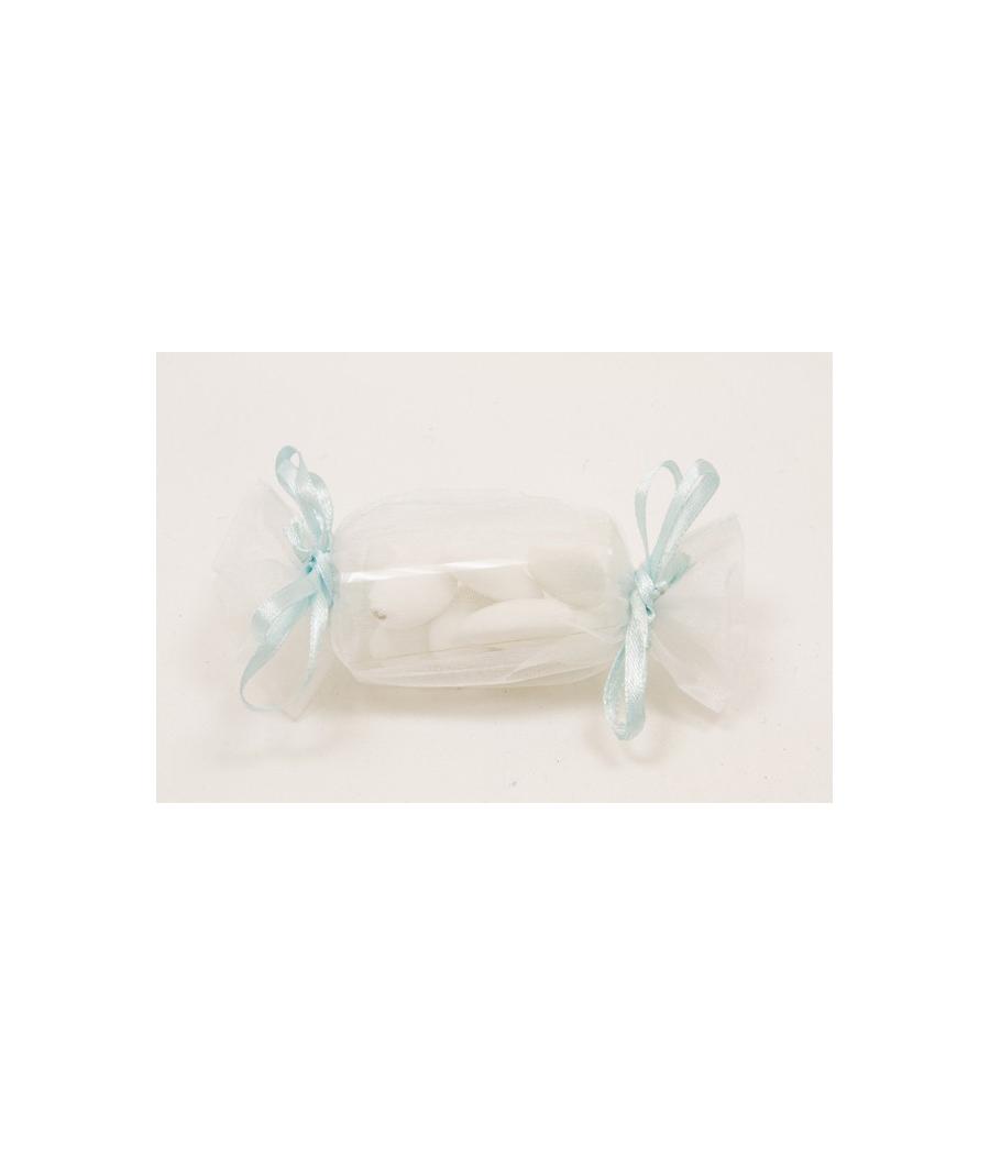 Sac organza bleu Sac organza bleu