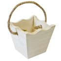  Paniers en bois carre 