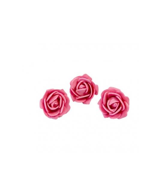 Roses adhésives x6