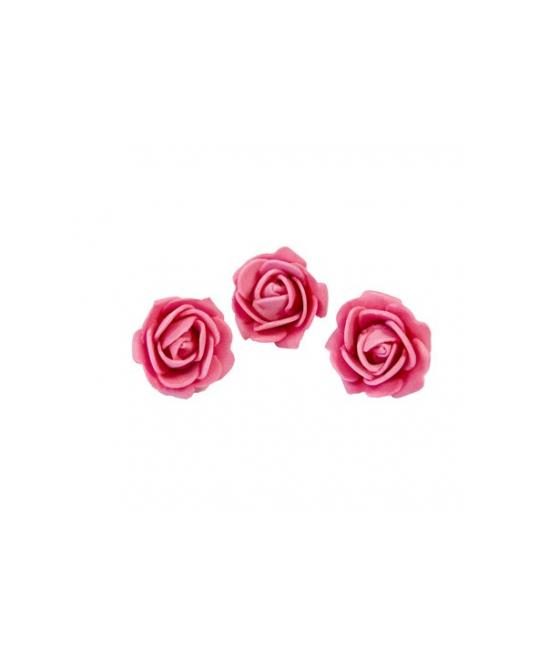 Roses adhésives x6