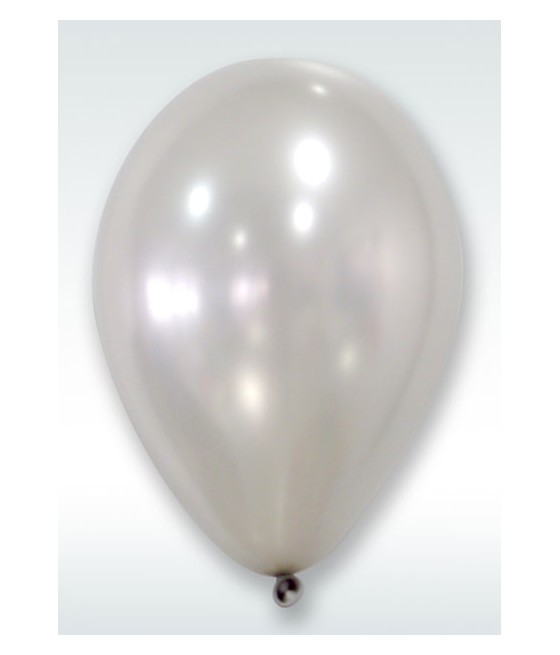 Ballon nacre diam. 30 cm (x 24) Gris