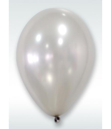 Ballon nacre diam. 30 cm (x 24) Argent