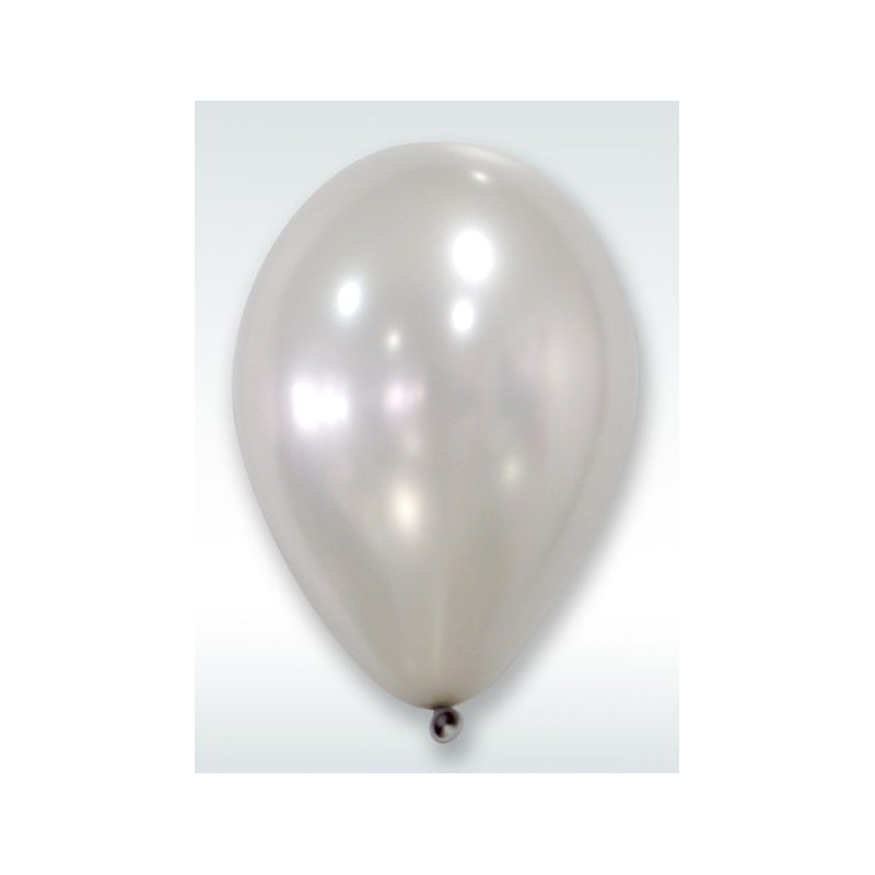 Ballon nacre diam. 30 cm (x 24) Gris