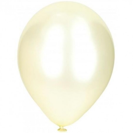 Ballon nacre diam. 30 cm (x 24) ivoire