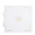 Livre d'Or Vintage Blanc et Or Livre d'Or Vintage Blanc et Or