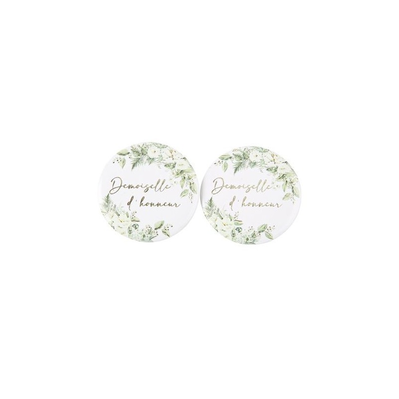 Badges demoiselle d'Honneur