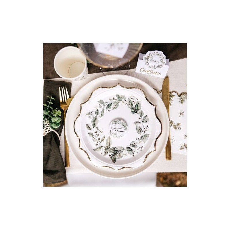 Assiettes Botanique Feuillages