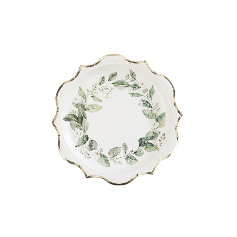 Assiettes Botanique Feuillages