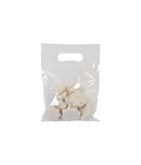 Sac transparent avec anse 16cm x 23cm (x 12)