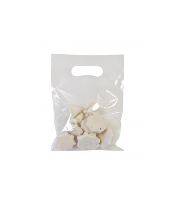 Sac transparent avec anse 16cm x 23cm (x 12)