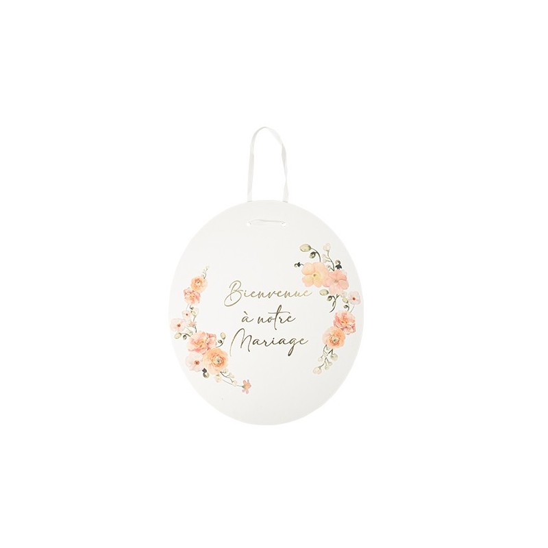 panneau bienvenue mariage élégant et personnalisé