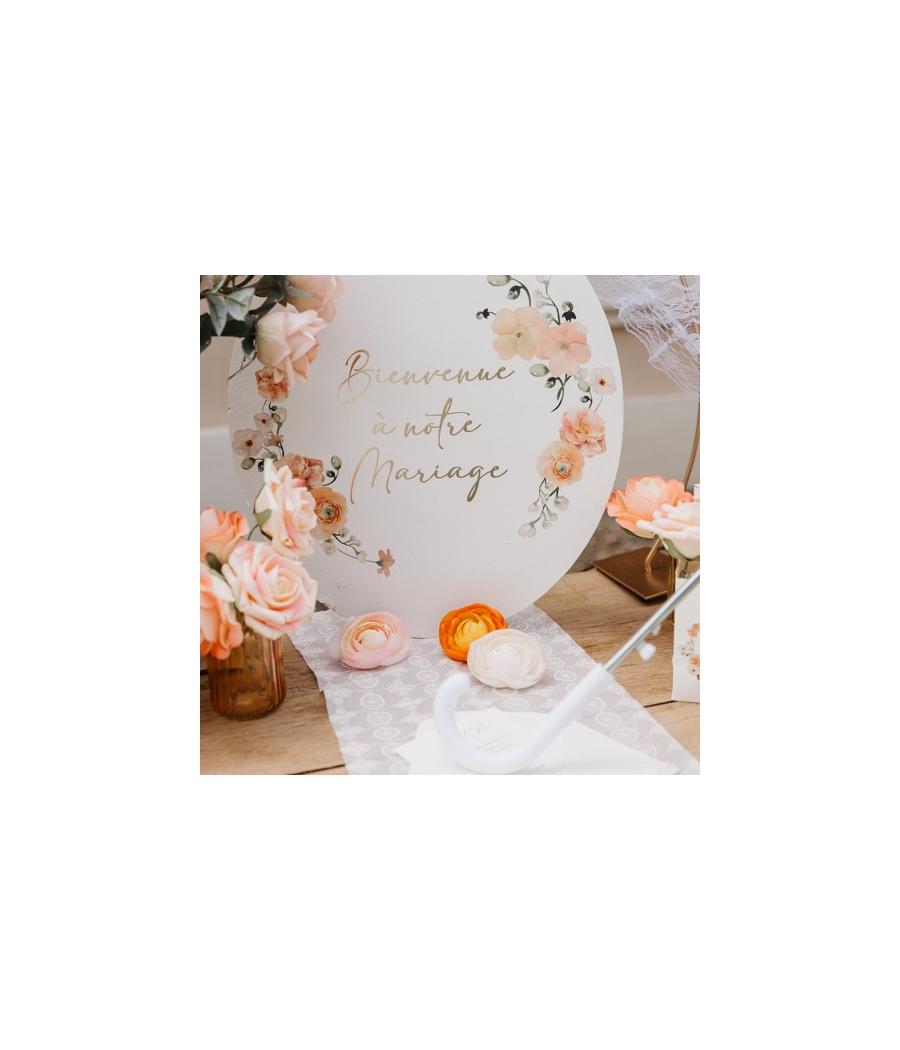 panneau bienvenue mariage élégant et personnalisé
