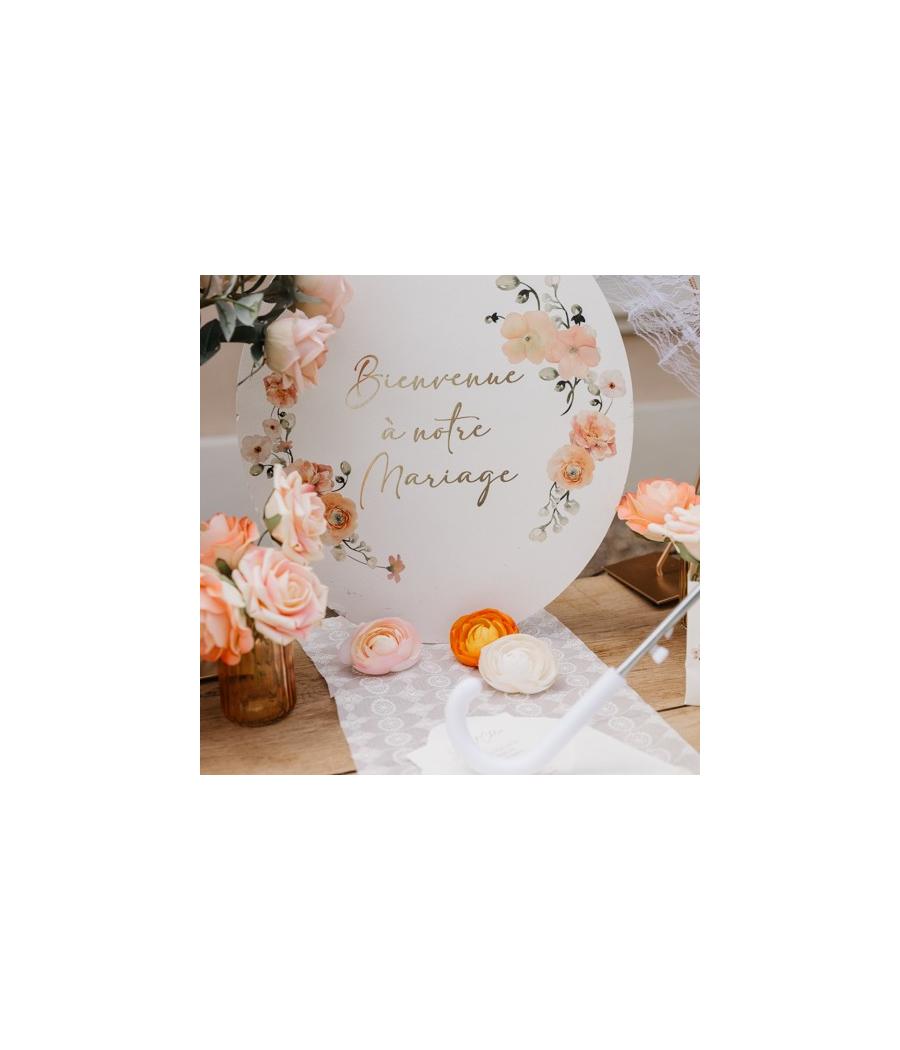 panneau bienvenue mariage élégant et personnalisé