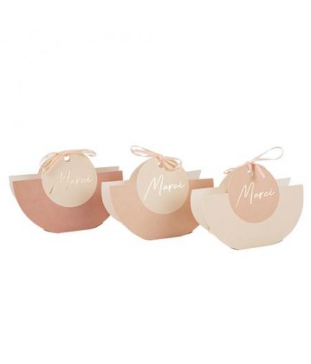 9 Contenants Merci Curve Nude, Blush, Terracotta et Or