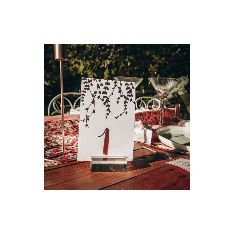 Porte-Menu Verre