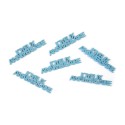 Semis de table joyeux anniversaire en bois peint (x 6) Turquoise