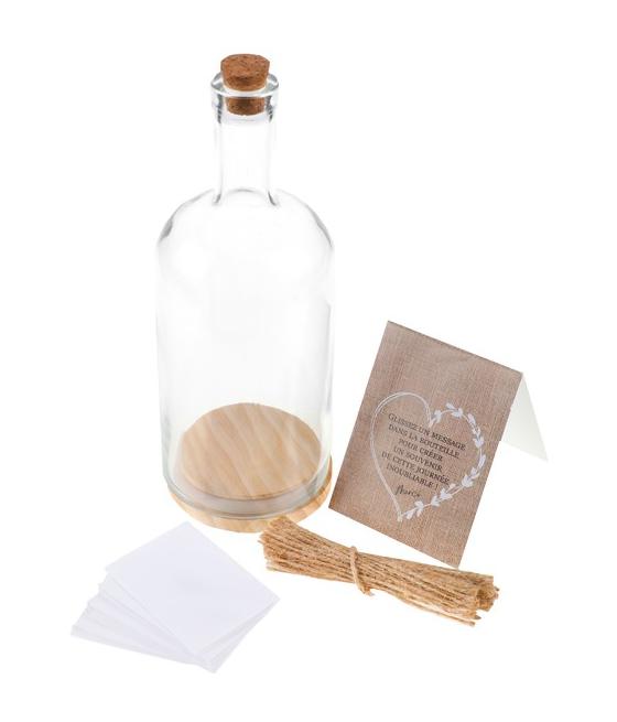 Bouteille à voeux 50 messages