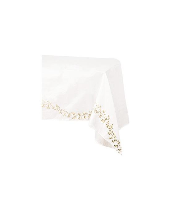 Nappe Jolis Brins Blanc et Or