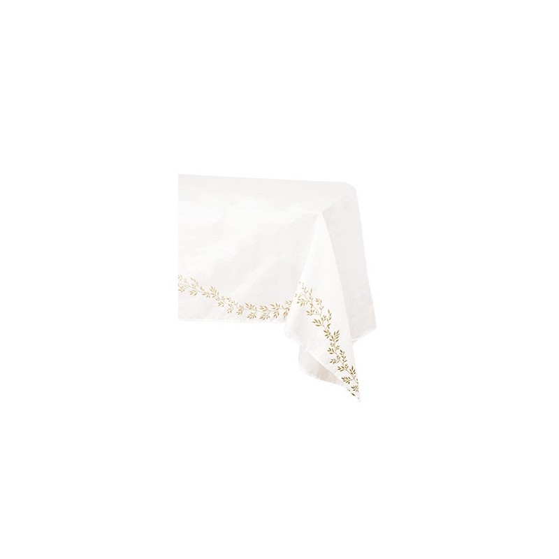 Nappe Jolis Brins Blanc et Or