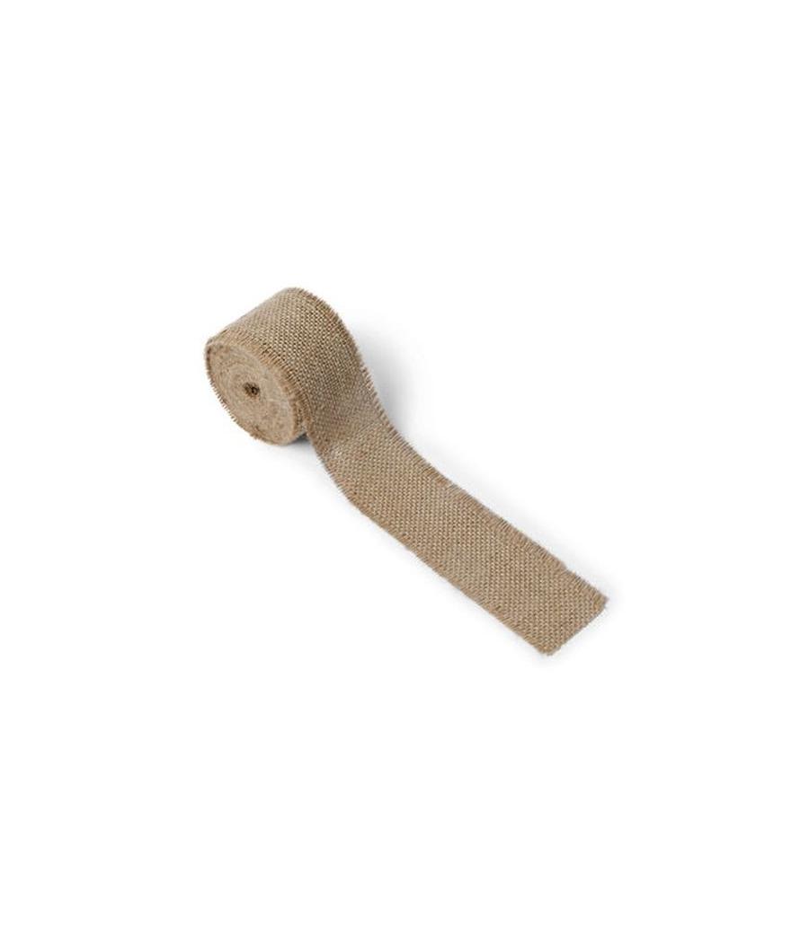 RUBAN TOILE DE JUTE 5CMX5M