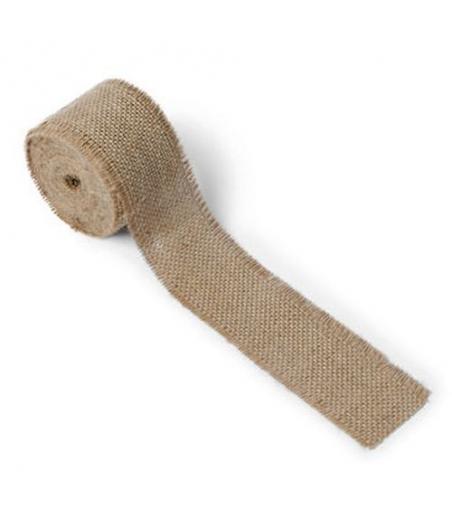 RUBAN TOILE DE JUTE 5CMX5M