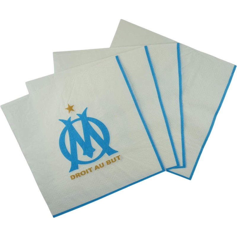 Anniversaire football - Serviettes en papier OM