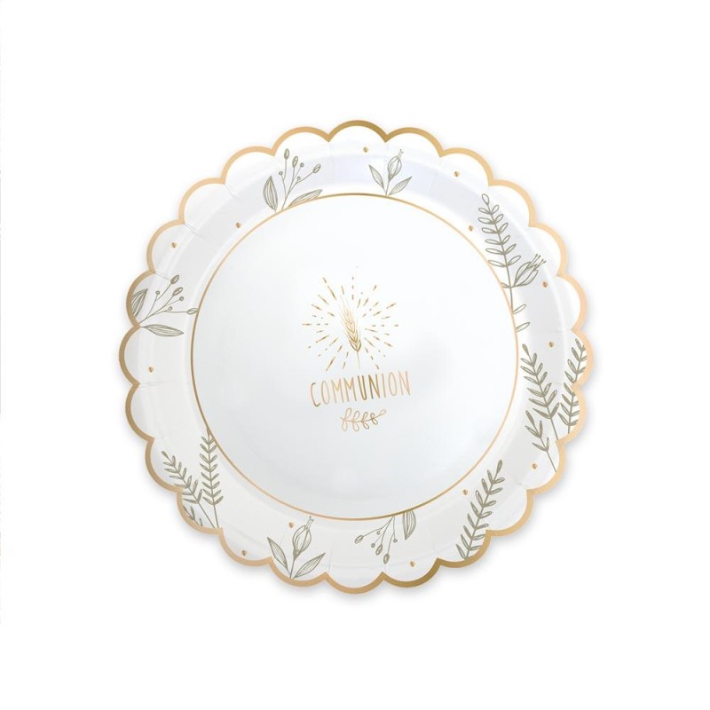 Pack 6 Assiettes Communion