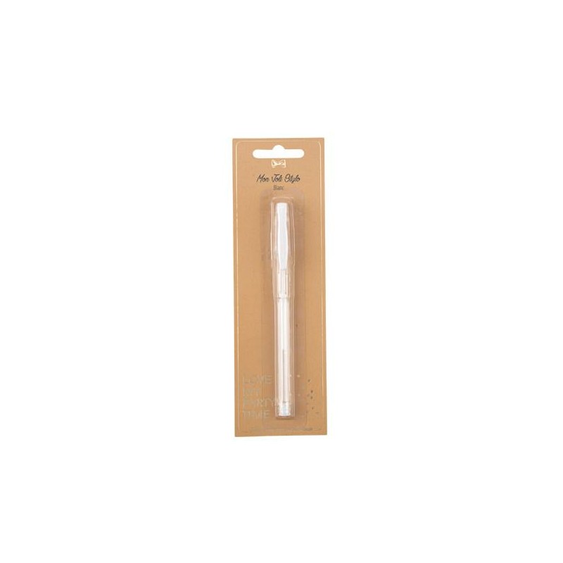 Stylo Gel Blanc