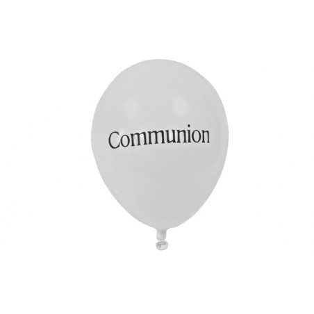 Ballon imprimé Communion x 8