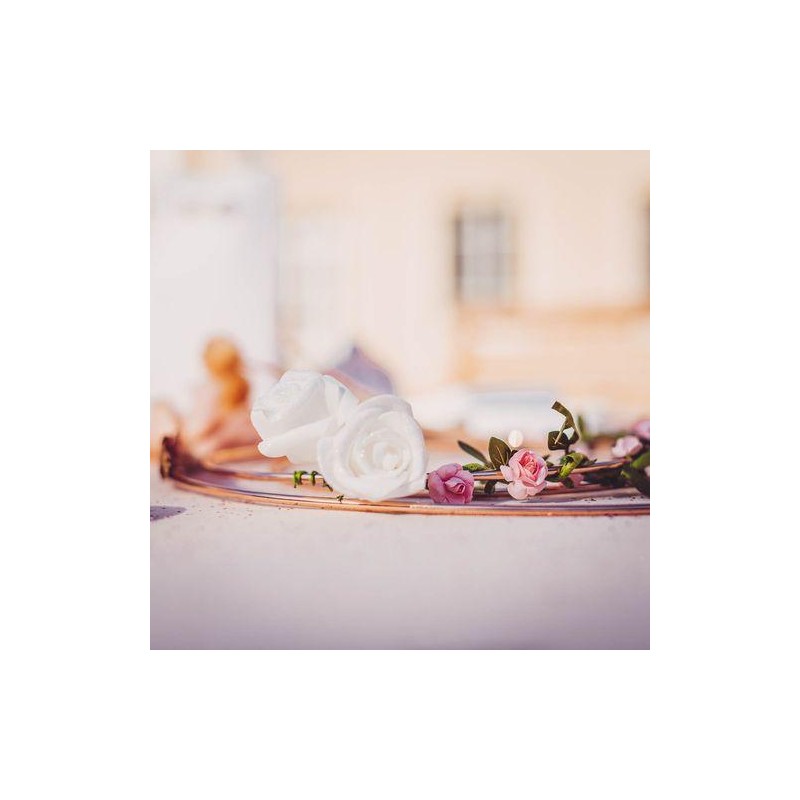 Roses Mousse Blanches