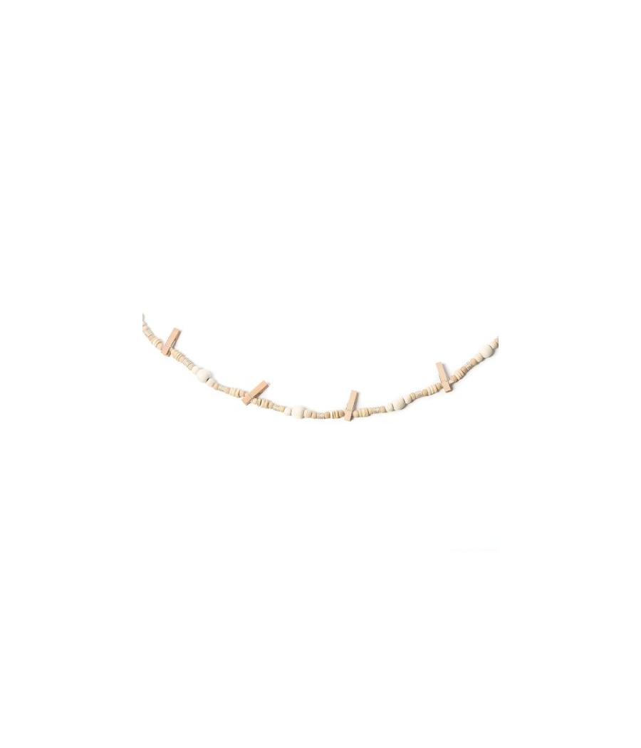 Guirlande de Perles Bois